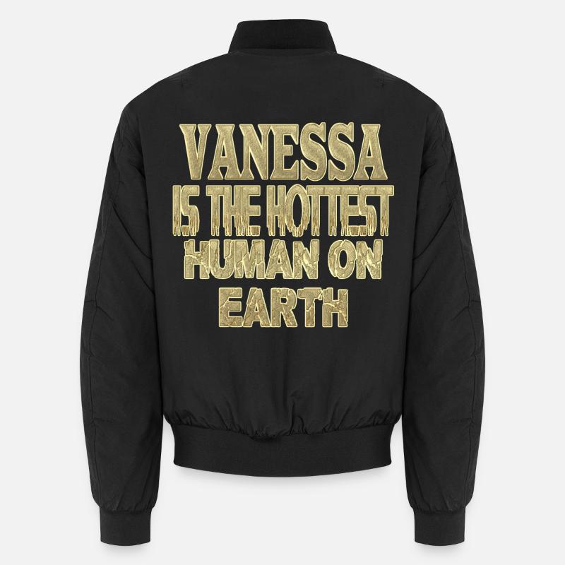 Vanessa - Unisex Bomberjacke - Schwarz