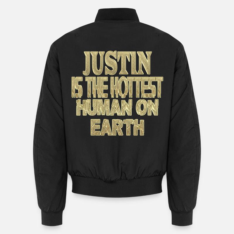 Justin - Bomber unisexe - noir