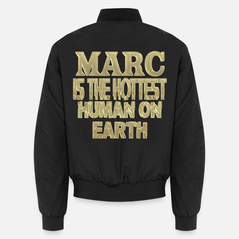 Marc - Bomber unisexe - noir
