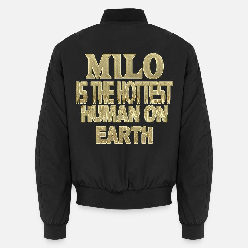 Milo - Bomber unisexe - noir