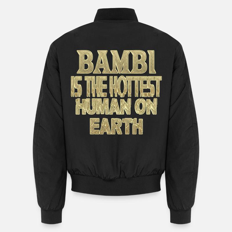 Bambi - Unisex Bomberjacke - Schwarz