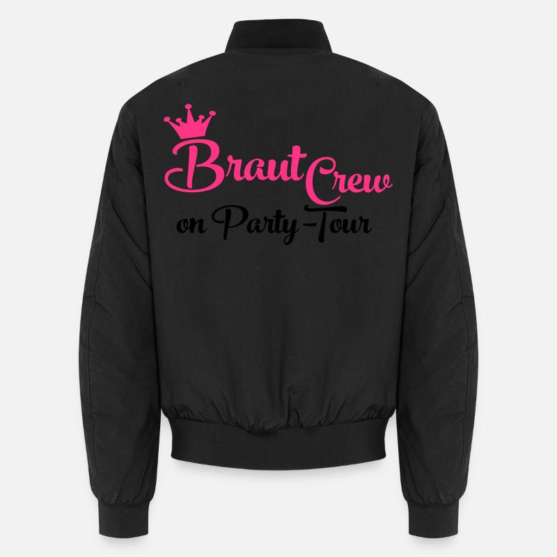 Team Bride - Unisex Bomber Jacket - black