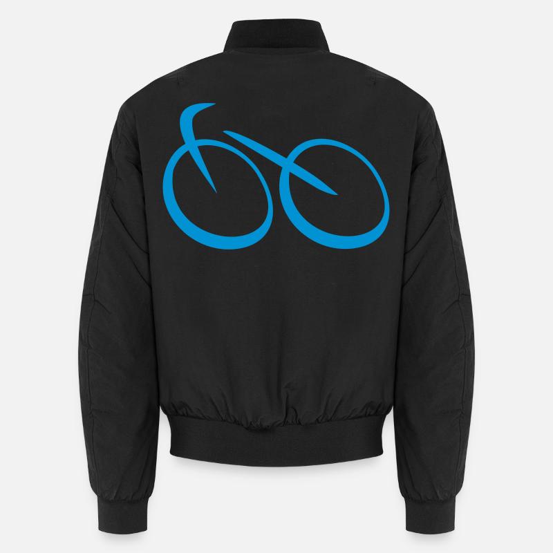 bicycle - Unisex Bomber Jacket - black