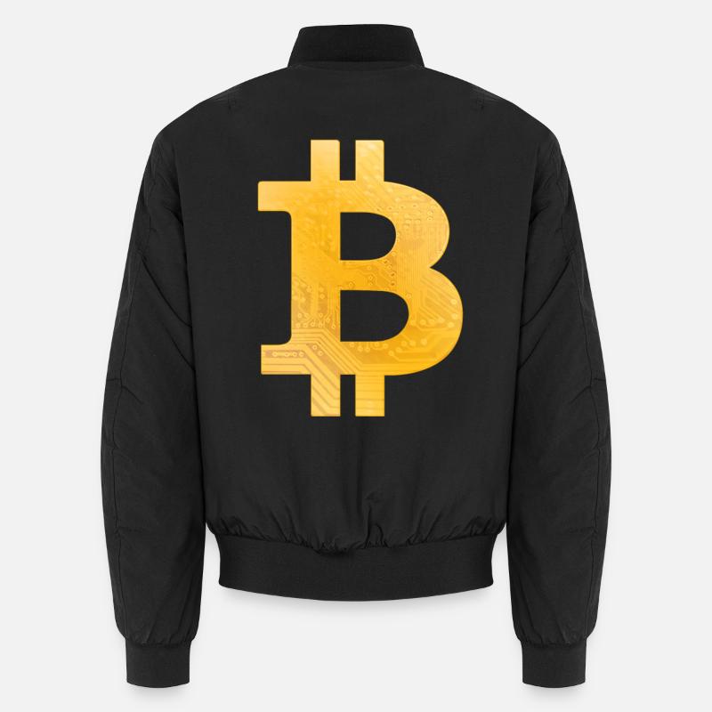Bitcoin - Unisex Bomber Jacket - black