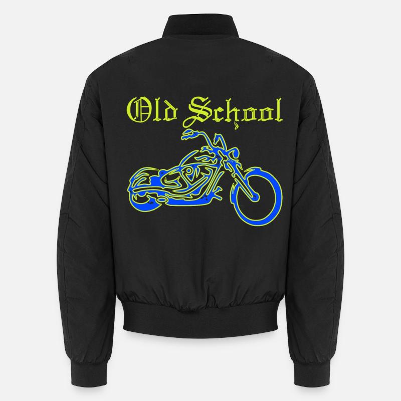 Motorrad, Roller, Moped - Unisex Bomberjacke - Schwarz