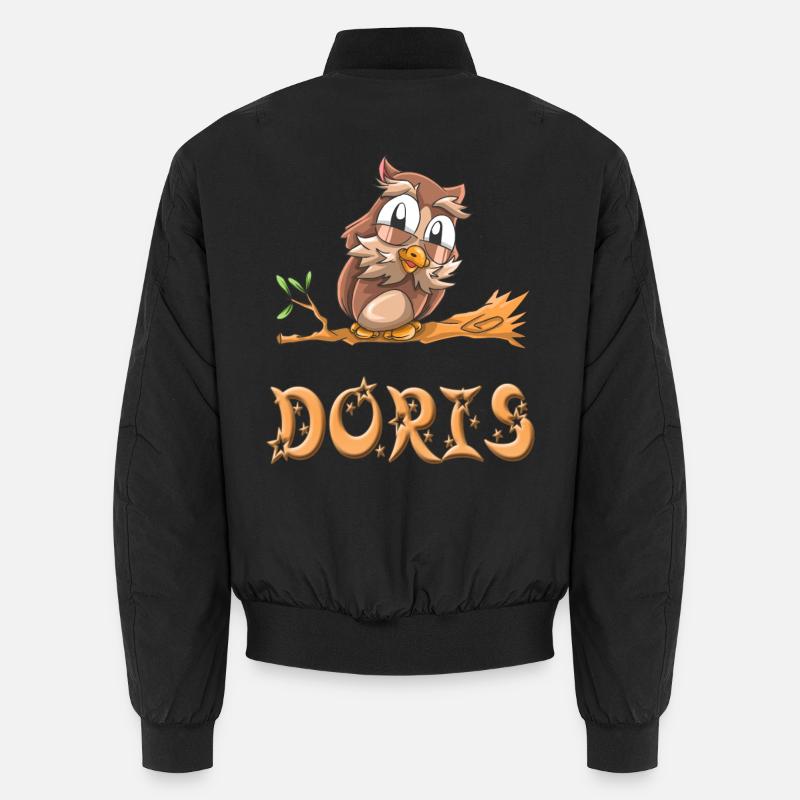 Owl Doris - Unisex Bomber Jacket - black