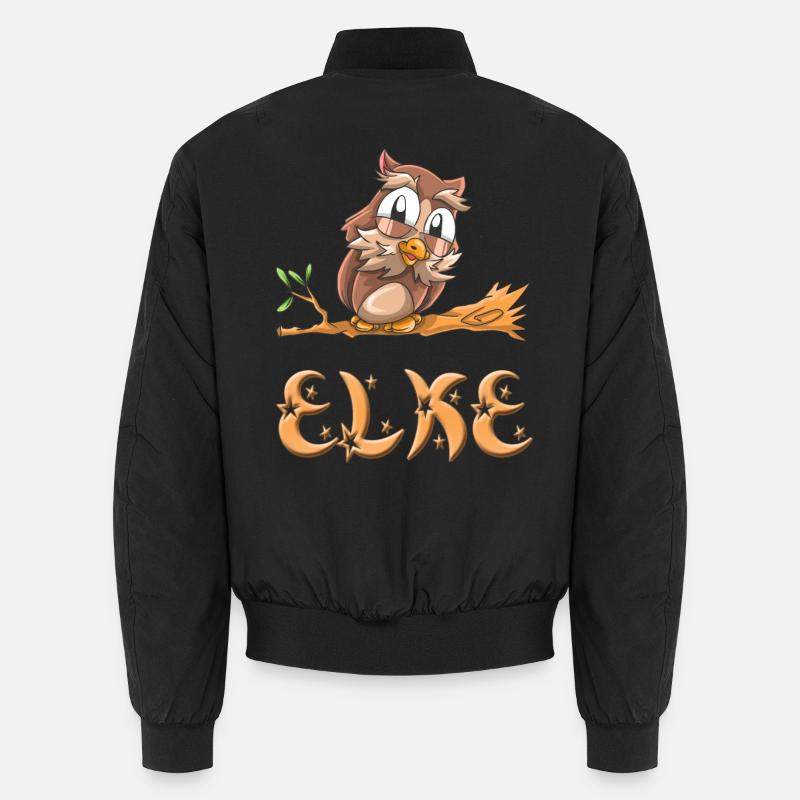 Eule Elke Unisex Bomberjacke