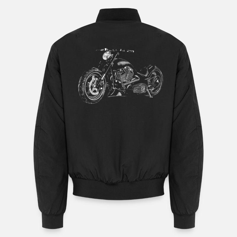 chopper - Unisex Bomberjacke - Schwarz