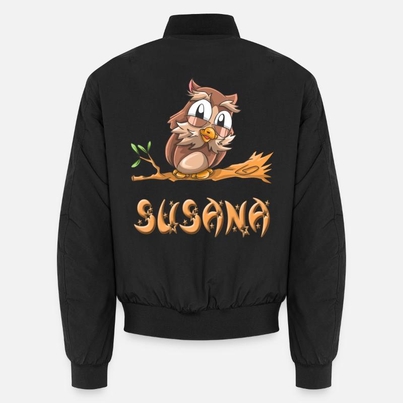 Eule Susana Unisex Bomberjacke