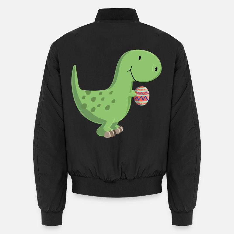 Dino mit Ei Unisex Bomberjacke