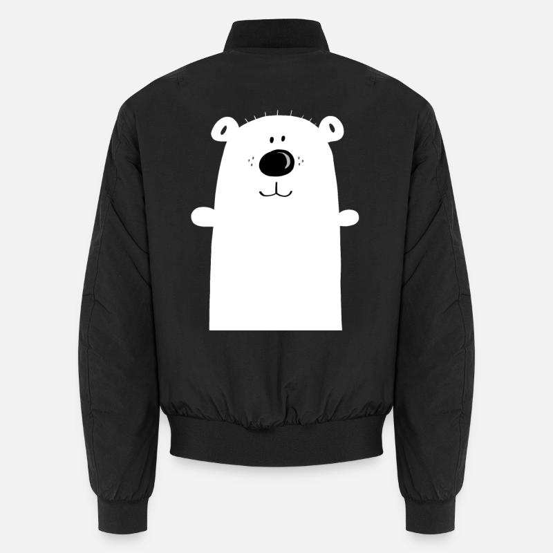 Knuddeliger Eisbär - Polarbär - Bär - Kinder Unisex Bomberjacke