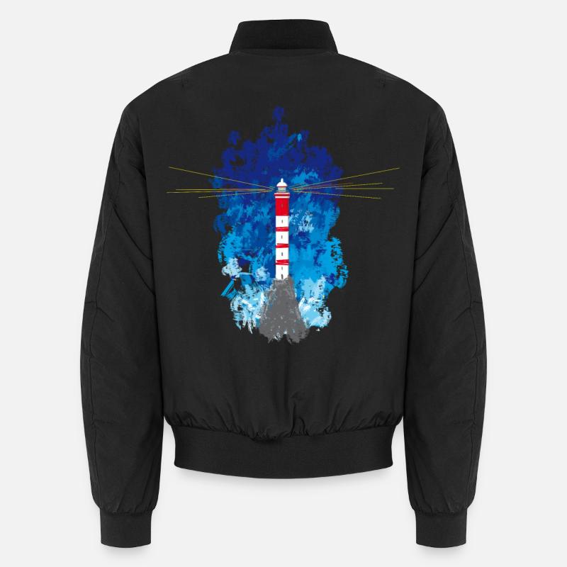 lighthouse Unisex Bomber Jacket