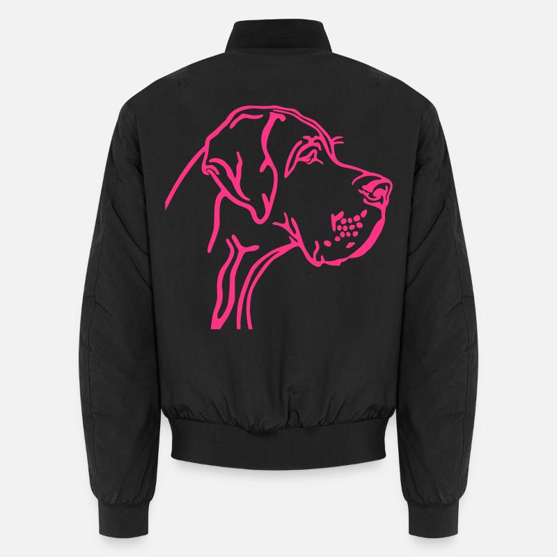 great dane - Bomber unisexe - noir