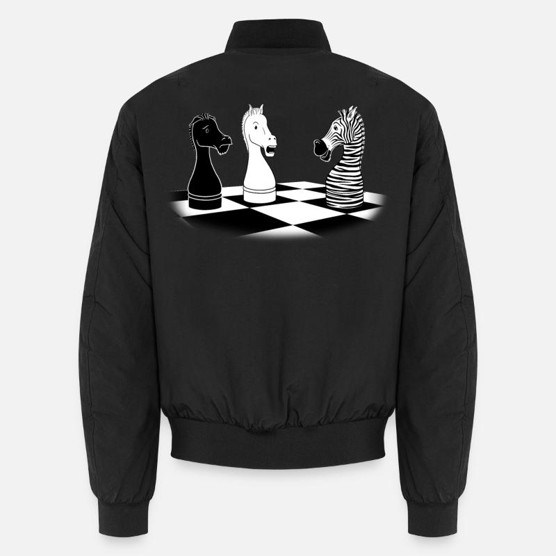 Zebra Knight Bomber unisexe