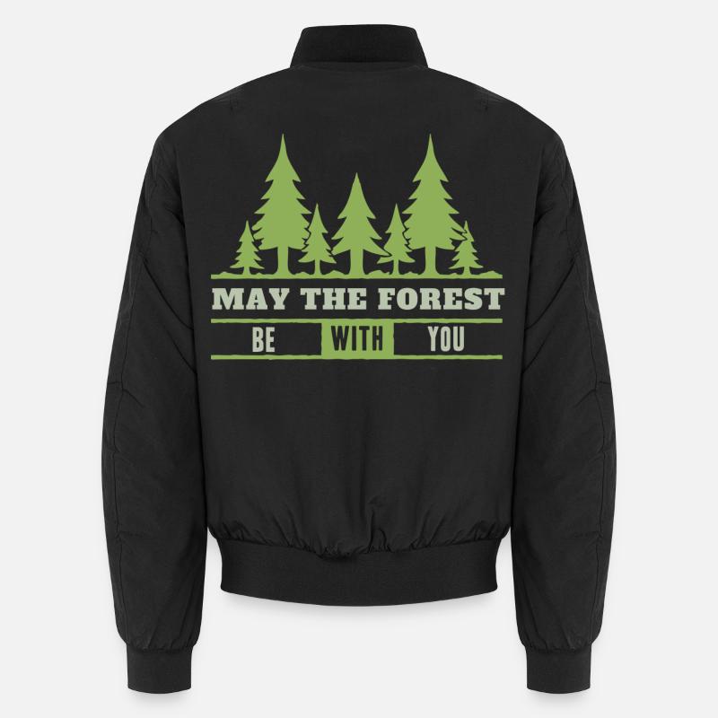 Forest Ranger Forest Lumberjack Tann Nature Gift Unisex Bomber Jacket