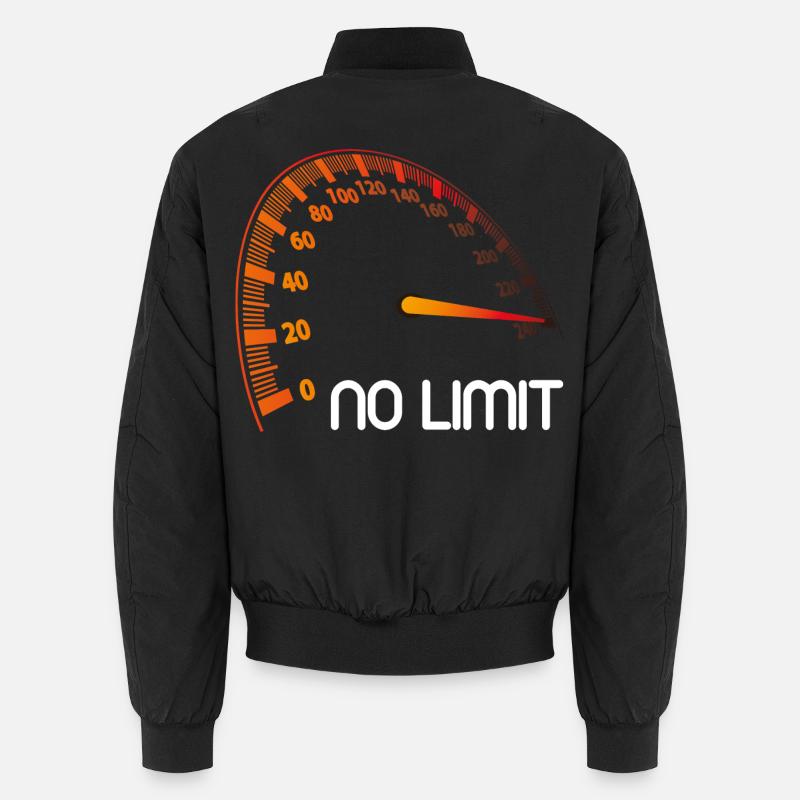 Tacho - No Limit - Unisex Bomberjacke - Schwarz