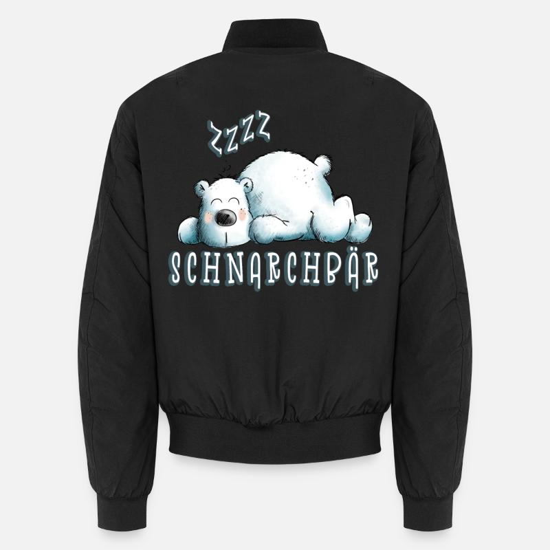 Funny Snarer I Polar Bear I Bears gift Unisex Bomber Jacket