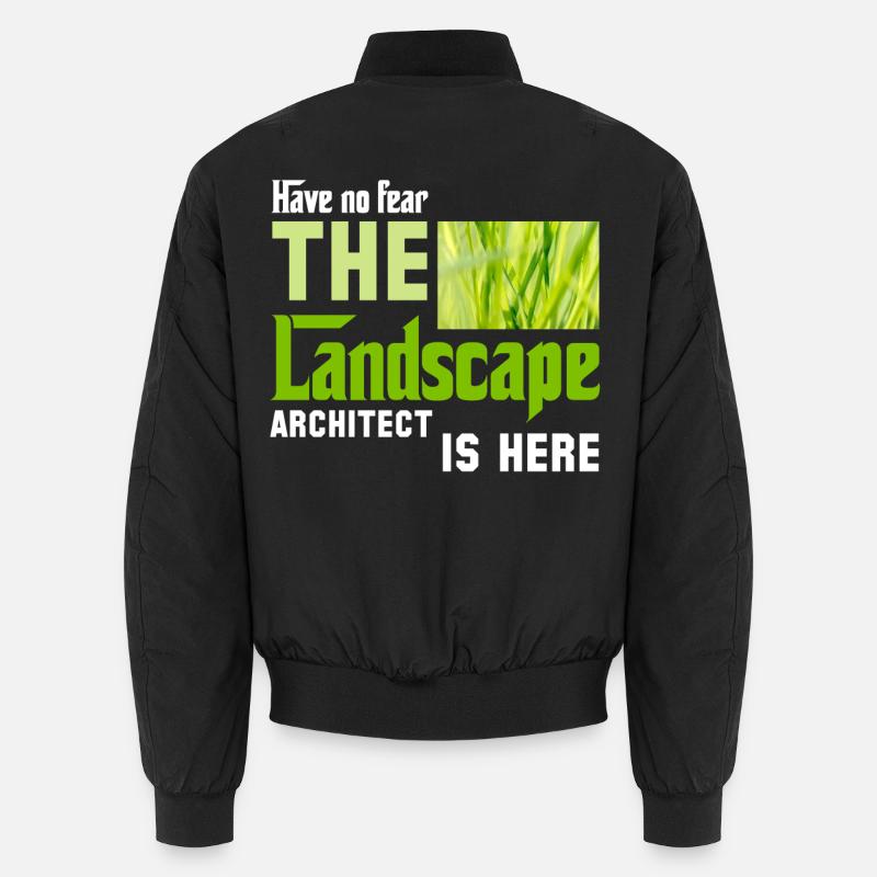 Landscape architect landscape architecture - Unisex Bomber Jacket - black