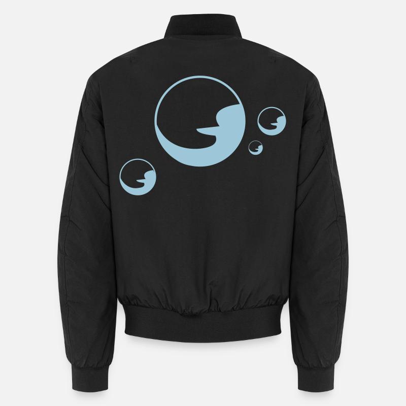 Soapbubble Soap Bubble Foam Unisex Bomber Jacket