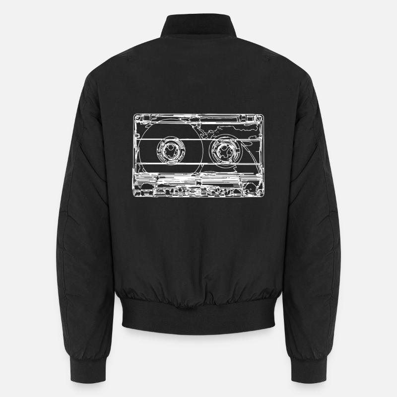 Retro cassette Unisex Bomber Jacket