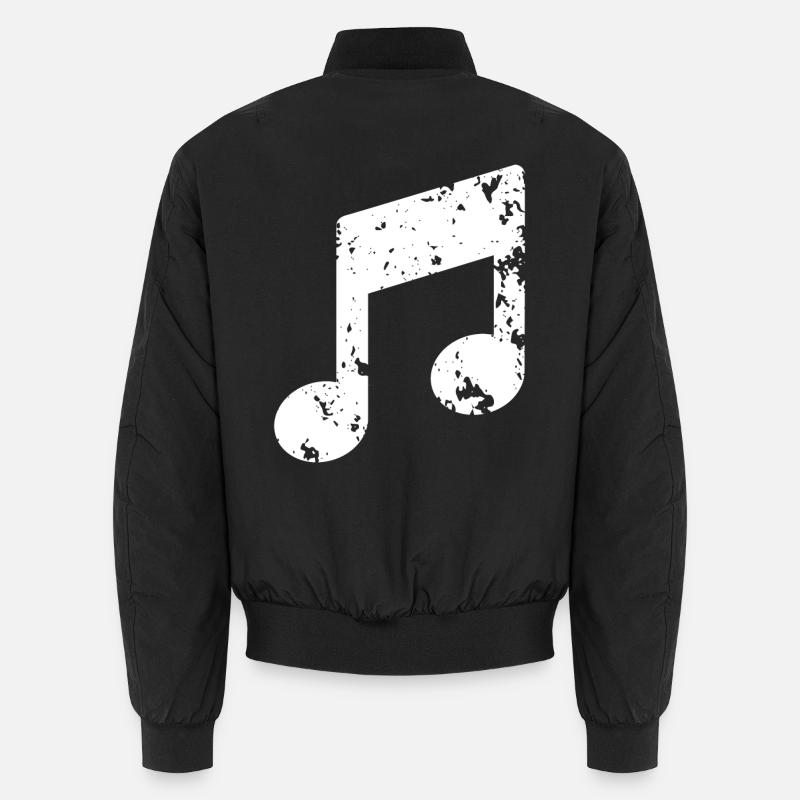 Musik Note Unisex Bomberjacke