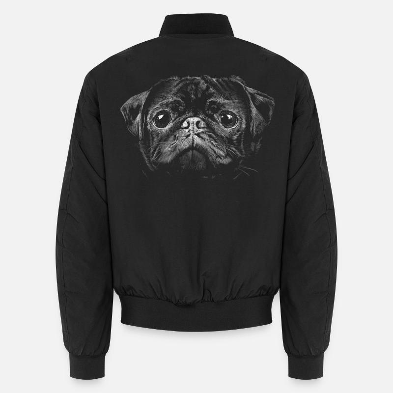 Mops Unisex Bomberjacke