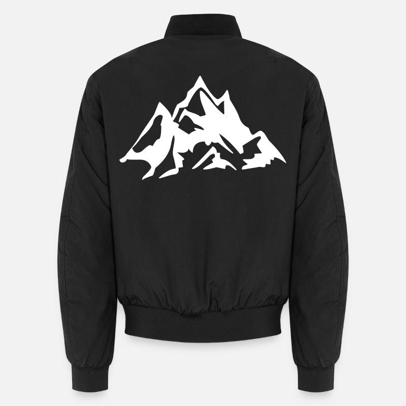 Berge - Gebirge Unisex Bomberjacke