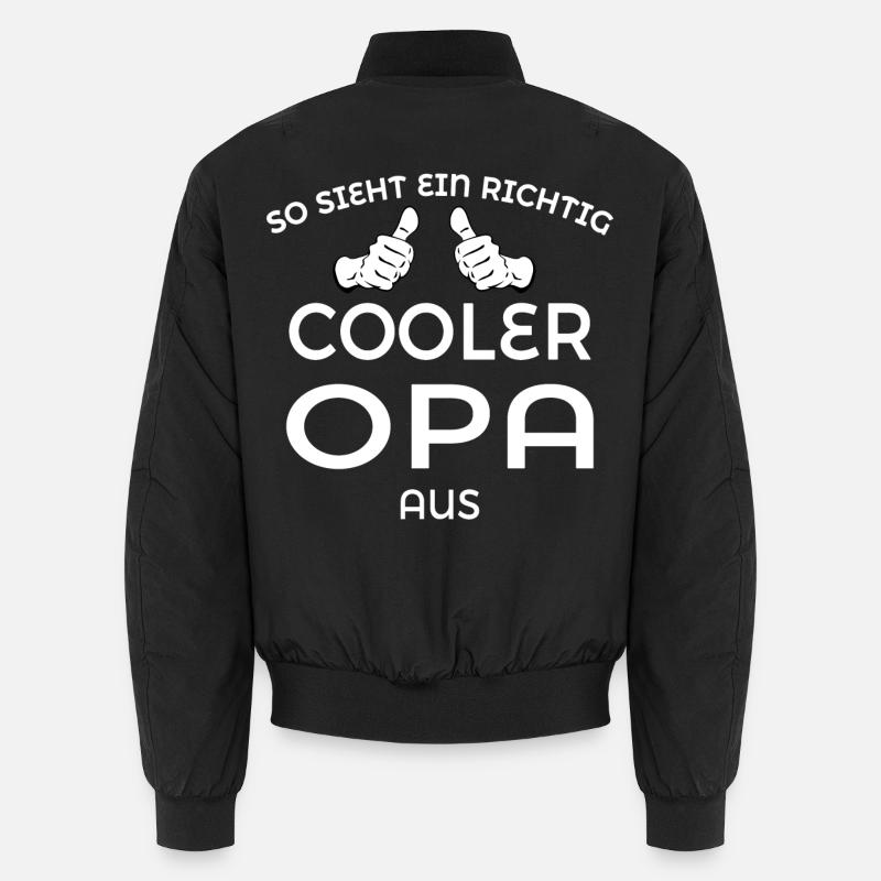 Cooler Opa Unisex Bomberjacke