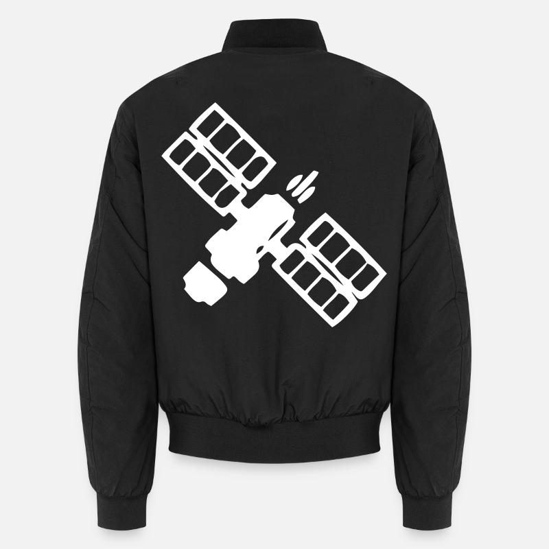 Satellite - Bomber unisexe - noir