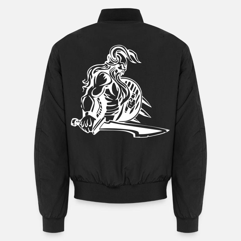 Starker Wikinger - Unisex Bomberjacke - Schwarz