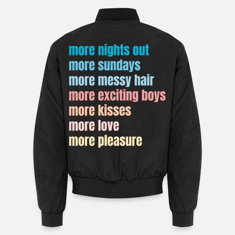 fun - Unisex Bomber Jacket - black