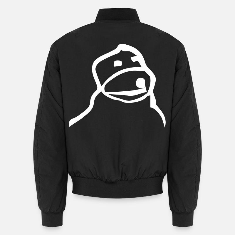 flat eric - design - Unisex Bomber Jacket - black
