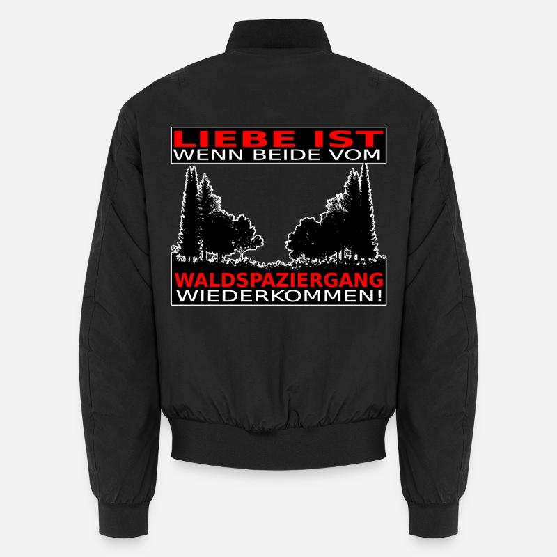 LIEBE IST - Unisex Bomberjacke - Schwarz