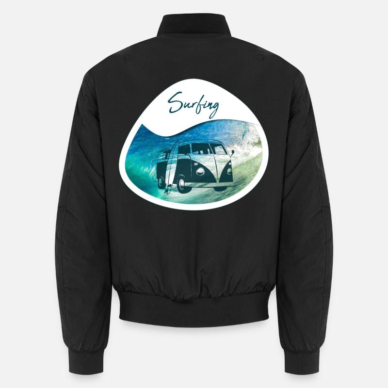 Bus de surf - design Bomber unisexe