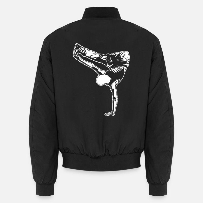 Breakdancer - Unisex Bomberjacke - Schwarz