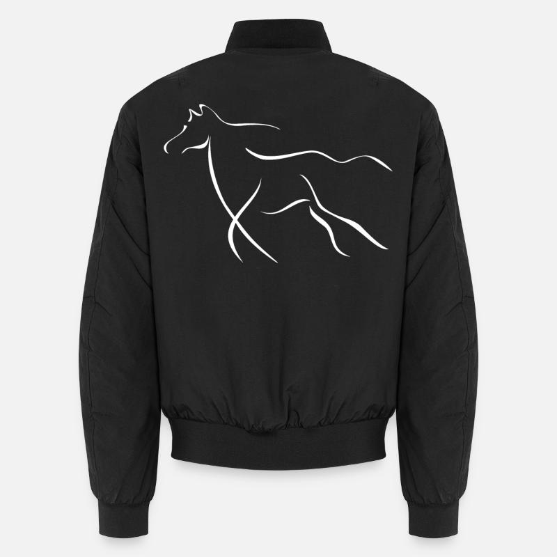 Cheval élégant Bomber unisexe