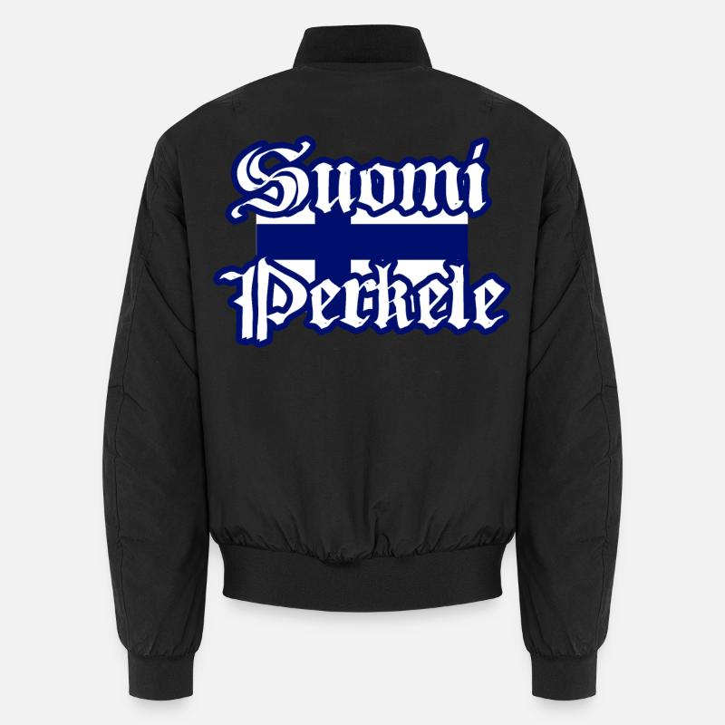 Suomi Perkele - Finnish Devil Unisex Bomber Jacket