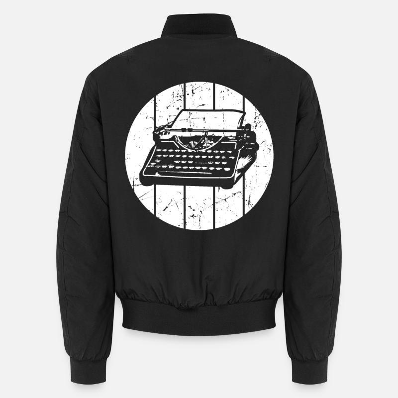 Retro - Unisex Bomberjacke - Schwarz