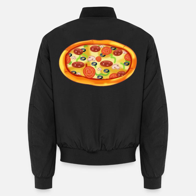 Pizza Unisex Bomberjacke