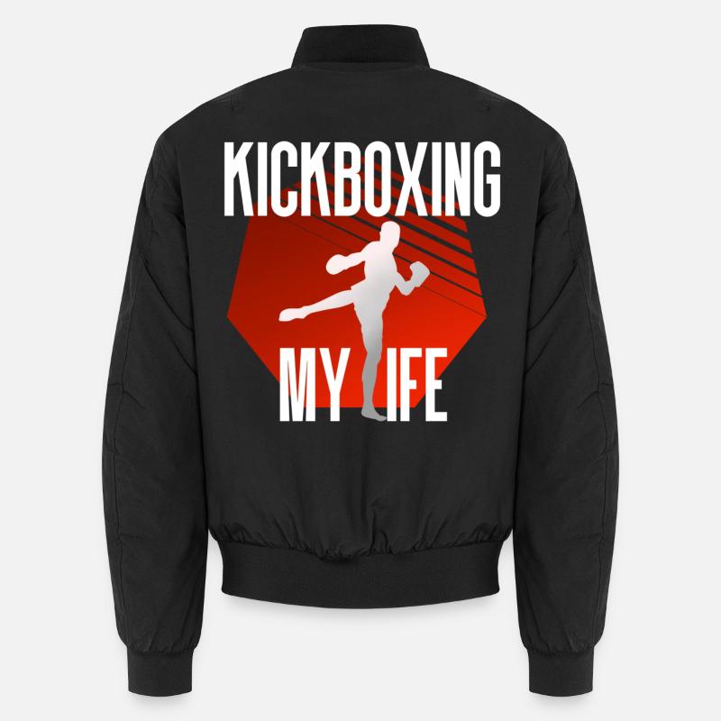 Kickboxing kickboxing - Bomber unisexe - noir
