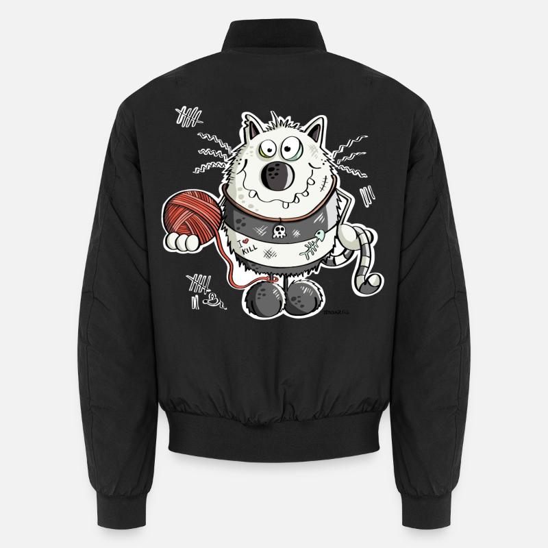Bad Cat Unisex Bomber Jacket