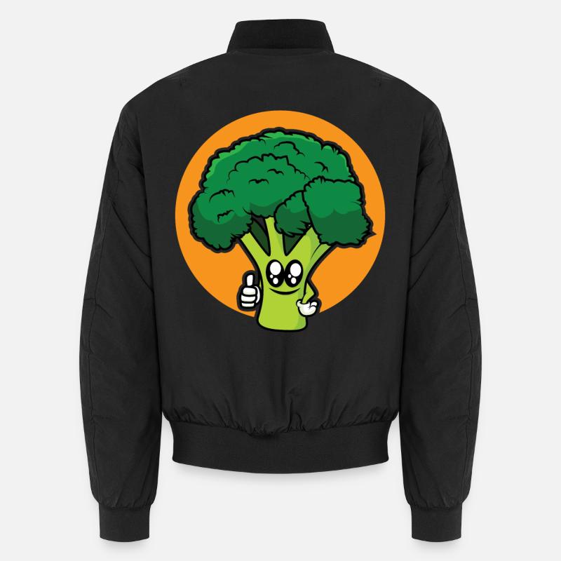 Lustiger Brokoli Unisex Bomberjacke