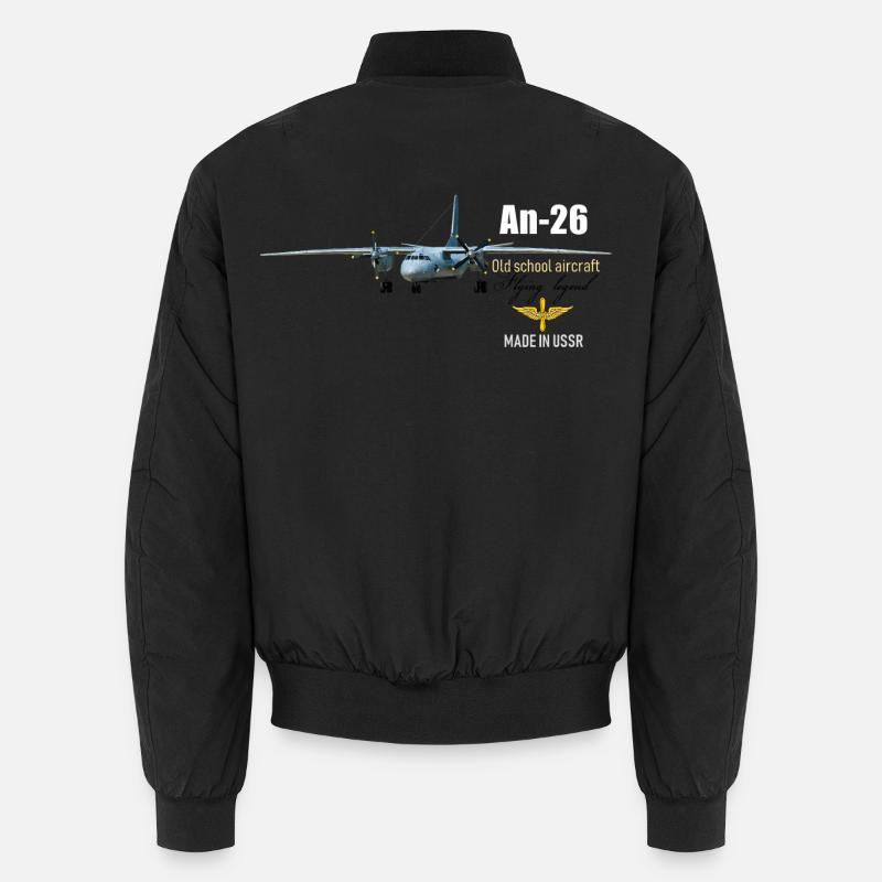 An-26 - Unisex Bomberjacke - Schwarz