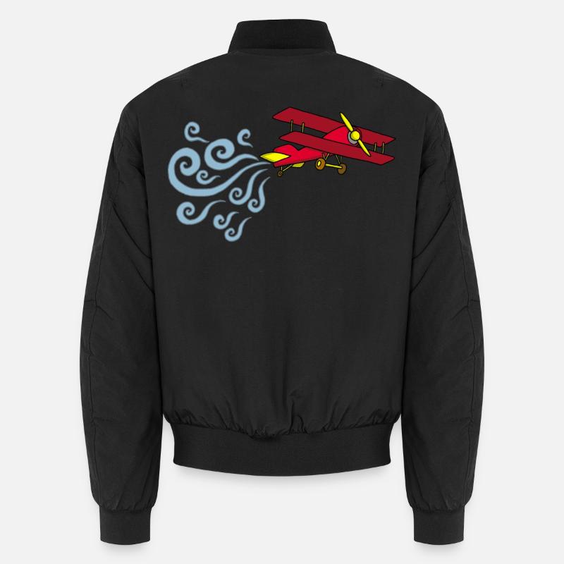 Vintage airplane Unisex Bomber Jacket