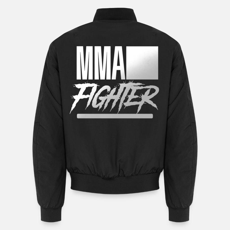 MMA Fighter - Unisex Bomber Jacket - black