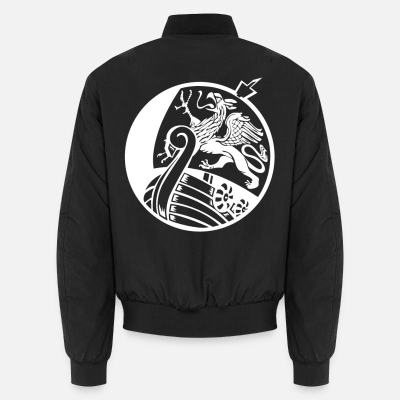Rostock Cog - Unisex Bomber Jacket - black
