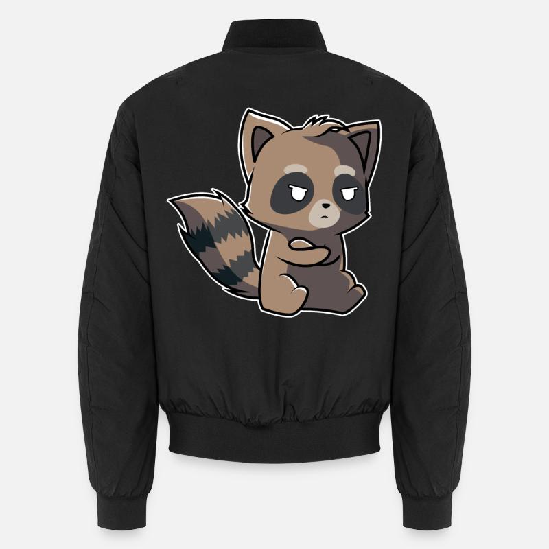 Zombi-Waschbär - Unisex Bomberjacke - Schwarz