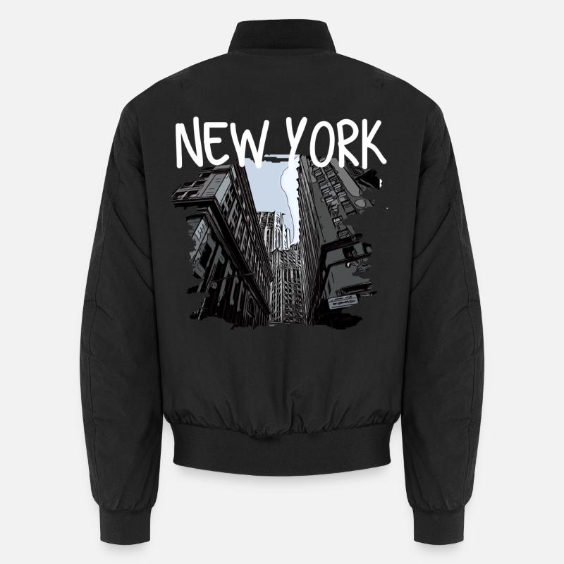 New York - Unisex Bomberjacke - Schwarz
