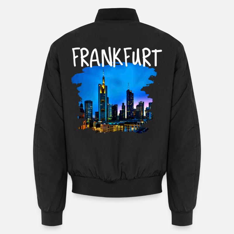 Skyline de Francfort Bomber unisexe