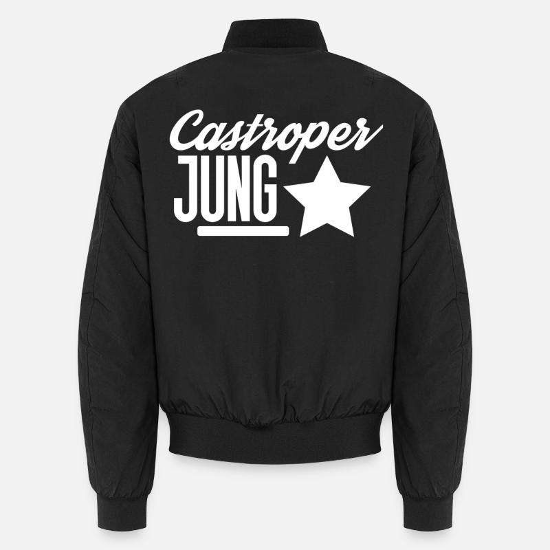 Castrop Rauxel - Bomber unisexe - noir